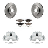 Front Disc Brake Rotor & Ceramic Pad Kit With Calipers For Ford Escape Mercury Mariner