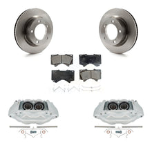 Load image into Gallery viewer, Front Brake Rotors &amp; Ceramic Pad Kit With Calipers For Lexus LX570 Toyota Land Cruiser