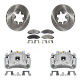 Front Brake Caliper Rotors Ceramic Pad Kit For Chevrolet Colorado GMC Canyon Isuzu i-280 KC8-100598T