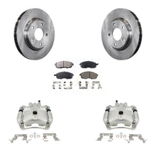 Load image into Gallery viewer, Front Disc Brake Rotors And Ceramic Pads Kit With Calipers For Nissan Sentra