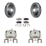 Front Disc Brake Caliper Rotors And Ceramic Pads Kit For Nissan Altima KC8-100620T