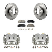 Load image into Gallery viewer, Front Disc Brake Rotor &amp; Ceramic Pad Kit With Calipers For Ford F-250 Super Duty F-350
