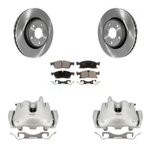 Charger l'image dans la galerie, Front Brake Rotors Ceramic Pad Kit With Calipers For Jeep Grand Cherokee Dodge Durango