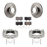 Front Disc Brake Caliper Rotors And Ceramic Pads Kit For Toyota Tacoma FJ Cruiser KC8-100682T
