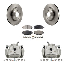Load image into Gallery viewer, Front Brake Rotor Ceramic Pad Kit With Calipers For Toyota RAV4 Scion xB Prius V Lexus