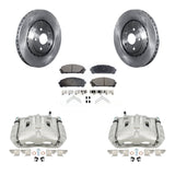 Front Brake Rotor And Ceramic Pad Kit With Calipers For Toyota Highlander Sienna Lexus