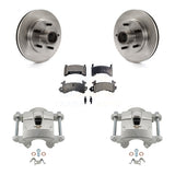 Front Brake Caliper Rotors Ceramic Pad Kit For Chevrolet S10 GMC Sonoma Blazer Jimmy S15 KC8-100729T