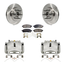Charger l'image dans la galerie, Front Brake Rotor And Ceramic Pad Kit With Calipers For Ford F-150 Lincoln Mark LT RWD