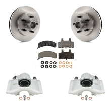 Load image into Gallery viewer, Front Disc Brake Rotors Ceramic Pad Kit With Calipers For C1500 Chevrolet GMC Suburban