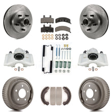 Load image into Gallery viewer, Front Rear Brake Caliper Rotors Drum Ceramic Pad Shoe Hardware Kit For GMC Yukon