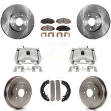 Load image into Gallery viewer, Front Rear Disc Brake Caliper Rotors Drum Ceramic Pads Kit (8Pc) For Honda Civic