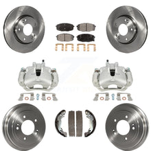 Load image into Gallery viewer, Front Rear Brake Caliper Rotors Drums Ceramic Pads Kit (8Pc) For Hyundai Elantra