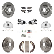 Charger l'image dans la galerie, Front Rear Brake Caliper Rotor Drum Ceramic Pad Shoe Cylinder &amp; Hardware Kit For