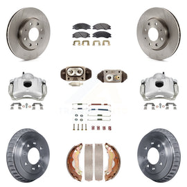 2007 2008 2009 Kia Spectra Drum rear brakes