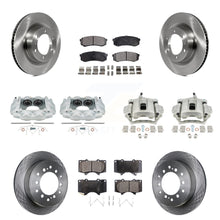 Charger l'image dans la galerie, Front Rear Brake Caliper Rotor &amp; Ceramic Pad Kit (10Pc) For Toyota 4Runner Lexus