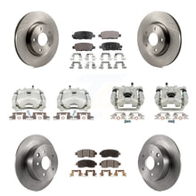 Charger l'image dans la galerie, Front Rear Disc Brake Caliper Rotor And Ceramic Pad Kit (10Pc) For Nissan Altima