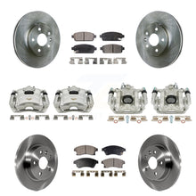 Charger l'image dans la galerie, Front Rear Disc Brake Caliper Rotor &amp; Ceramic Pad Kit (10Pc) For Chevrolet Cruze