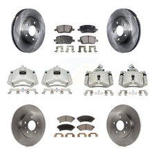 Load image into Gallery viewer, Front Rear Brake Caliper Rotor And Ceramic Pad Kit (10Pc) For Chevrolet Uplander