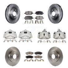 Charger l'image dans la galerie, Front Rear Brake Caliper Rotor Ceramic Pad Kit (10Pc) For Chevrolet Uplander FWD