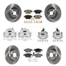 Load image into Gallery viewer, Front Rear Disc Brake Caliper Rotor Ceramic Pad Kit (10Pc) For Volkswagen Passat