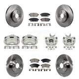 Front Rear Brake Caliper Rotor And Ceramic Pad Kit (10Pc) For Chevrolet Sonic RS