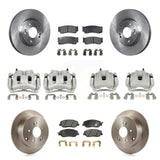 Front Rear Brake Caliper Rotor And Ceramic Pad Kit (10Pc) For 2007-2009 Hyundai Santa Fe KC8-101137T