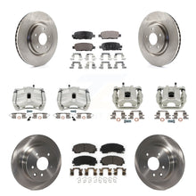 Load image into Gallery viewer, Front Rear Brake Caliper Rotors Ceramic Pad Kit (10Pc) For 14-15 Nissan Rogue SL