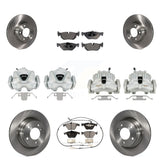 Front Rear Disc Brake Caliper Rotor And Ceramic Pad Kit (10Pc) For BMW 328i 323i