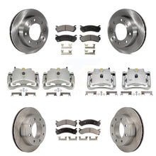 Load image into Gallery viewer, Front Rear Brake Caliper Rotor Ceramic Pad Kit (10Pc) For Chevrolet Silverado HD