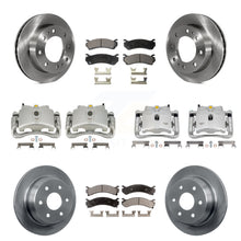 Charger l'image dans la galerie, Front Rear Brake Caliper Rotor Ceramic Pad Kit (10Pc) For Chevrolet Silverado HD