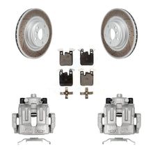 Load image into Gallery viewer, [Rear] 2012 BMW 328i 2.0L Coated Brake Rotor Caliper Kit &amp; Ceramic Pads For Max Safe Braking