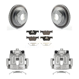 [Rear] 2012 BMW 328i 2.0L Coated Brake Rotor Caliper Kit & Ceramic Pads For Max Safe Braking