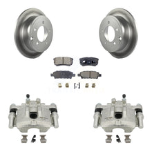 Load image into Gallery viewer, Rear Brake Coated Rotors &amp; Ceramic Pad Kit With Calipers For Jeep Dodge Patriot Chrysler