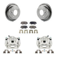 Load image into Gallery viewer, [Rear] 09-10 Hyundai Sonata 2.4L Coated Brake Rotor Caliper Kit &amp; Ceramic Pads For Max Safe Braking
