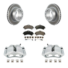 Charger l'image dans la galerie, Rear Brake Coated Rotors &amp; Ceramic Pad Kit With Calipers For Sprinter 3500 Mercedes-Benz