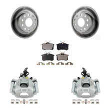 Charger l'image dans la galerie, [Rear] 2010 Audi A3 GAS engine Coated Brake Rotor Caliper Kit &amp; Ceramic Pads For Max Safe Braking