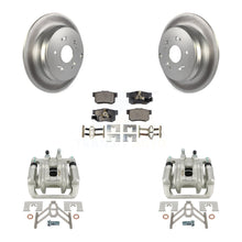 Charger l'image dans la galerie, Rear Disc Brake Coated Rotors And Ceramic Pad Kit With Calipers For Honda CR-V Acura RDX