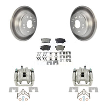 Load image into Gallery viewer, Rear Disc Brake Coated Rotors &amp; Ceramic Pad Kit With Calipers For Acura TL Honda Element
