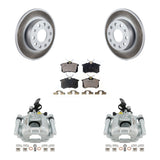 [Rear] 2011 Volkswagen Golf 2.0L Coated Brake Rotor Caliper Kit & Ceramic Pads For Max Safe Braking