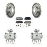 [Rear] 2003-2005 Mazda 6 Coated Brake Rotor Caliper Kit & Ceramic Pads For Max Safe Braking