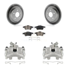 Load image into Gallery viewer, Rear Disc Brake Coated Rotors And Ceramic Pads Kit With Calipers For Ford Focus
