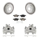 [Rear] 2018-2022 Ford EcoSport AWD Coated Brake Rotor Caliper Kit & Ceramic Pads For Max Safe Braking