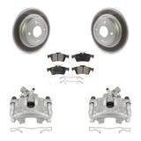 [Rear] 2018-2021 Ford EcoSport FWD Coated Brake Rotor Caliper Kit & Ceramic Pads For Max Safe Braking