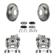 Load image into Gallery viewer, Rear Disc Brake Coated Rotor And Ceramic Pad Kit With Calipers For Hyundai Elantra Coupe