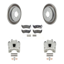Load image into Gallery viewer, Rear Disc Brake Coated Rotors Ceramic Pad Kit With Calipers For Ford Explorer Sport Trac