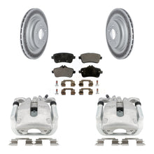 Charger l'image dans la galerie, Rear Disc Brake Coated Rotor And Ceramic Pad Kit With Calipers For Mercedes-Benz ML350