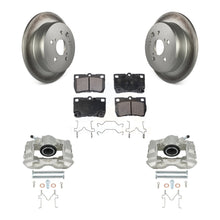 Load image into Gallery viewer, Rear Disc Brake Coated Rotors And Ceramic Pads Kit With Calipers For Lexus IS250