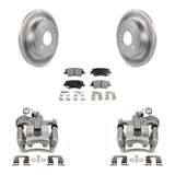 [Rear] 2012-2016 Hyundai Accent Coated Brake Rotor Caliper Kit & Ceramic Pads For Max Safe Braking