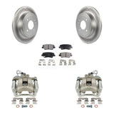 [Rear] 2012-2017 Kia Rio Coated Brake Rotor Caliper Kit & Ceramic Pads For Max Safe Braking