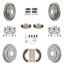 Load image into Gallery viewer, Front Rear Brake Caliper Coat Rotor Drum Ceramic Pad Shoe Cylinder Hardware Kit For